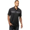 TravisMathew Late Nights Mens Golf Polo -FootJoy Sales Store 19741 BLACK de34aa7f 2fd9 4c3a b4a3 fad705a60853