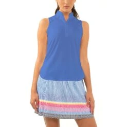 Lucky In Love Charger Womens Golf Tank Top -FootJoy Sales Store 20465 BLUEMARINE430