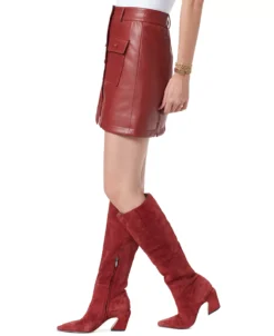 Sam Edelman Cara Faux Leather Button Down Mini Skirt -FootJoy Sales Store 22762376 fpx