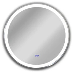 CHLOE Lighting LUMINOSITY Embedded Round TouchScreen LED Mirror