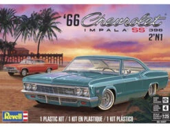 85-4497 Revell '66 Chevrolet Impala SS 396 2 'n 1 1/25 Scale Plastic Model Kit