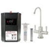 Contemporary 10" Hot And Cold Water Dispenser With HotMaster DigiHot Digital, Polished Nickel