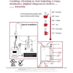 Contemporary 10" Hot And Cold Water Dispenser With HotMaster DigiHot Digital, Polished Nickel -FootJoy Sales Store 9ce1f671034870e5 5590 w800 h800 b1 p0