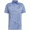 ADIDAS JACQUARD GOLF POLO SHIRT – BLUE / NAVY -FootJoy Sales Store ADI JACPOLO BLUE 600x600 1