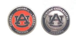 NCAA Double Sided Collegiate Golf Ball Marker Coins -FootJoy Sales Store Auburn