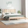 Bed Frame Solid Wood Pine 140x200 Cm