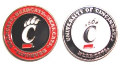 NCAA Double Sided Collegiate Golf Ball Marker Coins -FootJoy Sales Store Cincinatti
