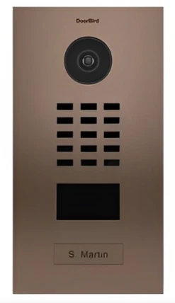 DoorBird IP Video Door Intercom, Bronze