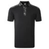 FOOTJOY CLOUD CAMO TRIM POLO SHIRT – BLACK