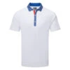 FootJoy Tossed Tulip Trim Pique Golf Polo Shirt