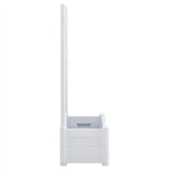 Garden Planter With Trellis 100x43x142 Cm PP White -FootJoy Sales Store Garden Planter with Trellis 100x43x142 cm PP White 438215 3