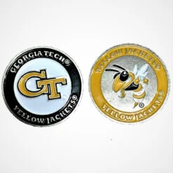 NCAA Double Sided Collegiate Golf Ball Marker Coins -FootJoy Sales Store GeorgiaTech