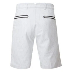 Front Page -FootJoy Sales Store J.Lindeberg SS22 Active Argyl Golf Short P1345071 White Back