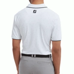 FOOTJOY PUSH PLAY PRINT PIQUE GOLF POLO SHIRT – WHITE / LAVENDER -FootJoy Sales Store PUSHPLAY WHITE3 600x600 1