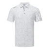 Ping Geo Golf Polo Shirt -FootJoy Sales Store Ping SS22 Geo Polo Shirt P03520 WDM Code SHPIN292 M White Dark Mineral Front
