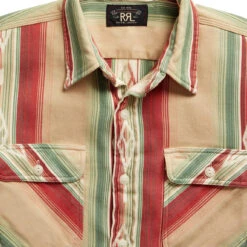 RRL By Ralph Lauren Southwestern Jacquard Workshirt RI-494 Tan / Multi -FootJoy Sales Store RRL by Ralph Lauren Southwestern Jacquard Workshirt RI 494 Tan Multi 26710 3