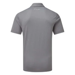 TravisMathew Private Dock Golf Polo Shirt -FootJoy Sales Store Travis Mathew SS21 Private Dock Golf Polo Shirt 1MW149 SHTRA054 M Heather Medium Grey Back