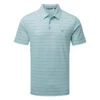 TravisMathew Tahoe Golf Polo Shirt 2 TravisMathew Tahoe Golf Polo Shirt -FootJoy Sales Store Travis Mathew SS21 Tahoe Polo Shirt 1MW154 Code SHTRA034 M Heather Delphinium Front