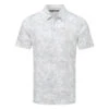 TravisMathew Stay On Target Golf Polo Shirt -FootJoy Sales Store Travis Mathew SS21 Stay On Target Golf Polo Shirt 1MW104 Code SHTRA045 White Front
