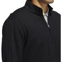 ADIDAS 3-Stripe 1/4 Zip Layering -FootJoy Sales Store adidas 3 stripe 1 4 zip layering black 03 20337.1677086413