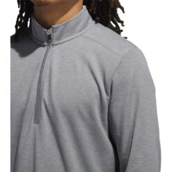 ADIDAS 3-Stripe 1/4 Zip Layering -FootJoy Sales Store adidas 3 stripe 1 4 zip layering grey three 03 68320.1677086411