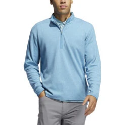ADIDAS 3-Stripe 1/4 Zip Layering -FootJoy Sales Store adidas 3 stripe 1 4 zip layering hazy blue 01 09423.1677086415