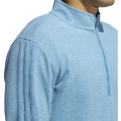 ADIDAS 3-Stripe 1/4 Zip Layering -FootJoy Sales Store adidas 3 stripe 1 4 zip layering hazy blue 03 31316.1677086416