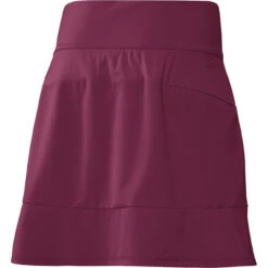 ADIDAS Women's Frill Skort - 16 Inch -FootJoy Sales Store adidas womens frill skort 16 inch legacy burgundy 02 38693.1678993890