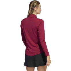 ADIDAS Women's Ultimate365 Sun Protection Shirt -FootJoy Sales Store adidas womens ultimate365 sun protection shirt legacy burgundy 02 36943.1676582396