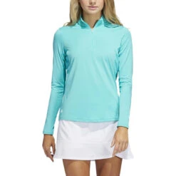 ADIDAS Women's Ultimate365 Sun Protection Shirt -FootJoy Sales Store adidas womens ultimate365 sun protection shirt semi mint rush 01 20320.1676591643