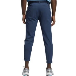Adidas Pin Roll Trousers - Crew Navy -FootJoy Sales Store adidas pin roll trousers crew navy 3