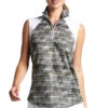 Womens Rowan Sublimated Sleeveless Polo