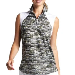 Womens Rowan Sublimated Sleeveless Polo