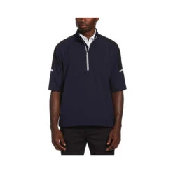 Callaway Swing Tech Blocked 1/4 Zip Windbreaker -FootJoy Sales Store callaway swing tech blocked 1 4 zip windbreaker peacoat 01 24202.1644508098