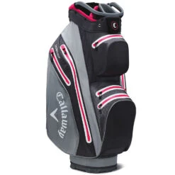 Callaway ORG 14 Hyper Dry Cart Bag - Charcoal/Silver/Pink