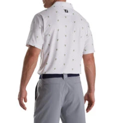 FootJoy Cactus Print Lisle Self Collar Polo -FootJoy Sales Store footjoy cactus print lisle self collar polo white 02 91329.1673904504