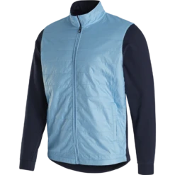 FootJoy Full-Zip Hybrid Jacket -FootJoy Sales Store footjoy full zip hybrid jacket light blue 01 83530.1632774035