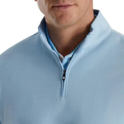 FootJoy Lightweight Jaquard 1/4 Zip -FootJoy Sales Store footjoy lightweight jacquard 1 4 zip dusk blue 03 67418.1673900851