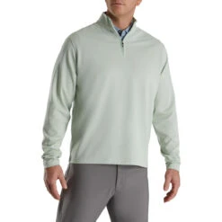 FootJoy Lightweight Jaquard 1/4 Zip -FootJoy Sales Store footjoy lightweight jacquard 1 4 zip sage 01 76908.1673901174