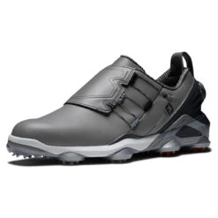 FootJoy Men's Tour Alpha BOA Golf Shoes -FootJoy Sales Store footjoy tour alpha boa golf shoes gray charcoal orange 03 65060.1651760816