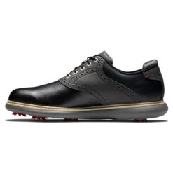 FootJoy Men's Traditions Golf Shoes -FootJoy Sales Store footjoy traditions golf shoes black gray 02 03264.1668608810