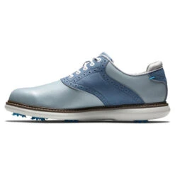 FootJoy Men's Traditions Golf Shoes -FootJoy Sales Store footjoy traditions golf shoes gray white blue 02 84839.1668608815