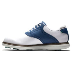 FootJoy Men's Traditions Golf Shoes -FootJoy Sales Store footjoy traditions golf shoes white navy gray 02 34422.1668608829