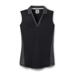 FootJoy Women's Open Placket Sleeveless Polo