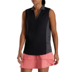 Front Page -FootJoy Sales Store footjoy womens open placket sleeveless polo black 02 39819.1673285373