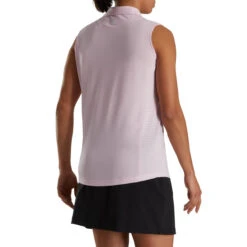 FootJoy Women's Open Placket Sleeveless Polo -FootJoy Sales Store footjoy womens open placket sleeveless polo pink 02 09981.1673285466