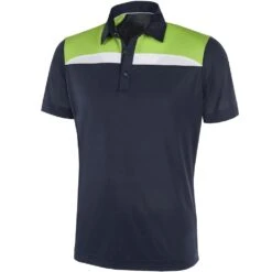 Galvin Green Mapping Ventil8+ Polo Shirt - Navy/Lime/White