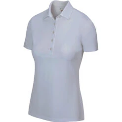 Greg Norman Women's Freedom Micro Pique Short Sleeve Polo -FootJoy Sales Store greg norman womens freedom micro pique short sleeve polo shark grey 01 74293.1659043412