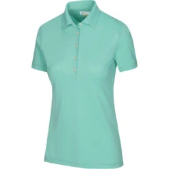 Greg Norman Women's Freedom Micro Pique Short Sleeve Polo -FootJoy Sales Store greg norman womens freedom micro pique short sleeve polo waterfall 01 80071.1659043413