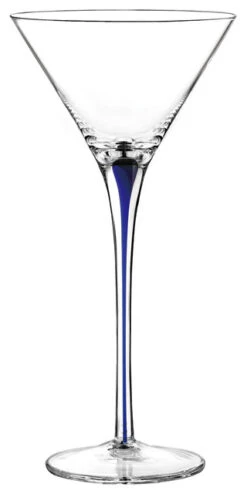 Tempest Cobalt Martini Glasses, Set Of 4